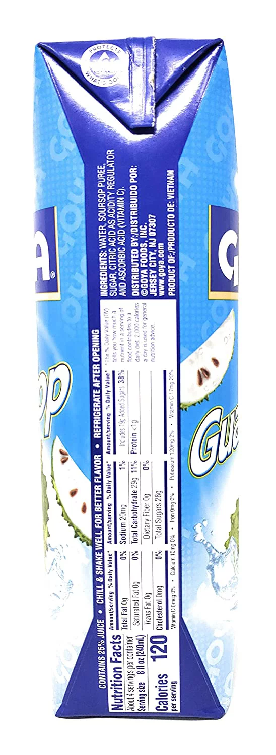 Goya Soursop Nectar (2 Pack, Total Of 67.6Oz)