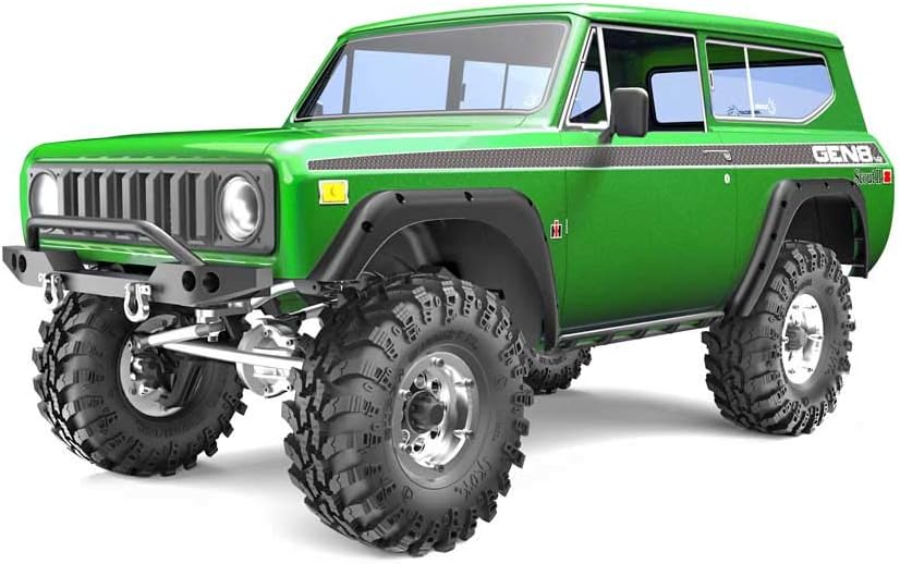 Redcat Racing Gen8 V2 International Scout II 1/10 Scale Rock Crawler Scale Truck, Green, GEN8-V2-GREEN