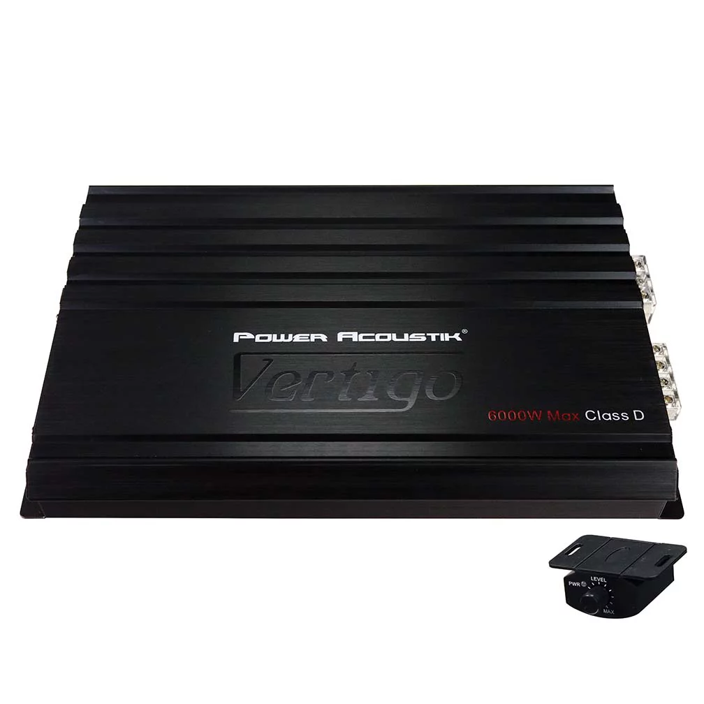 Power Acoustik® Vertigo Series 6,000-watt Max Monoblock Class D Amp