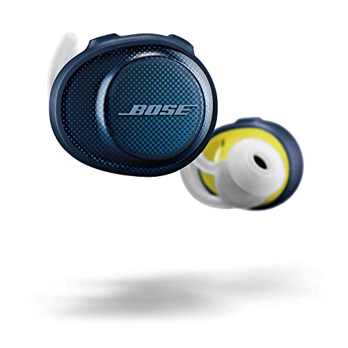Bose SoundSport Free, True Wireless Earbuds, (Sweatproof Bluetooth Headphones for Workouts and Sports), Ultraviolet with Midnight Blue (Renewed)