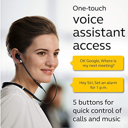 Jabra Evolve 75e MS Teams Bluetooth Wireless in-Ear Earphones with Mic - Noise-Canceling