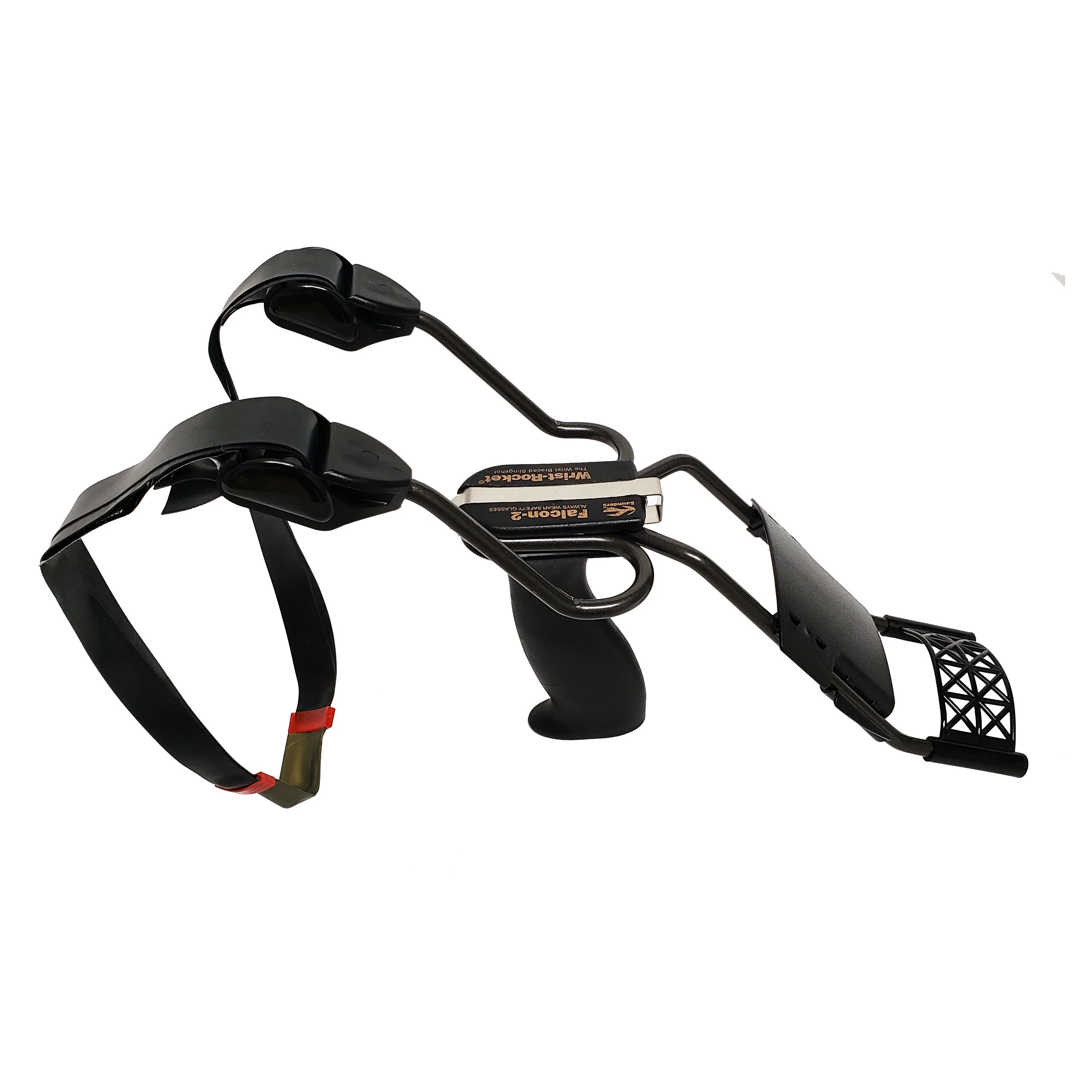 Saunders Falcon 2 Wrist Rocket Slingshot Black - Made in the USA