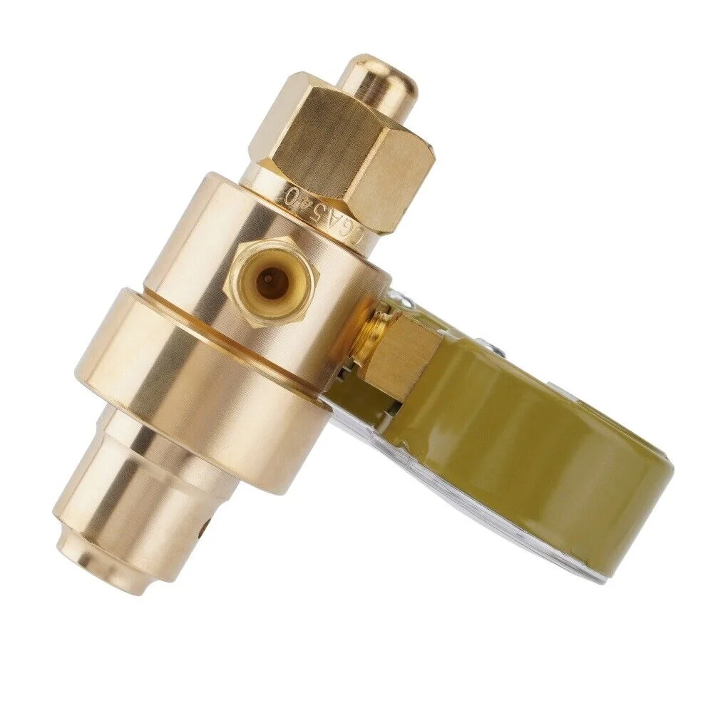 MOTMAX Oxygen and Acetylene Regulators Welding Gas Gauges, CGA540 & CGA200