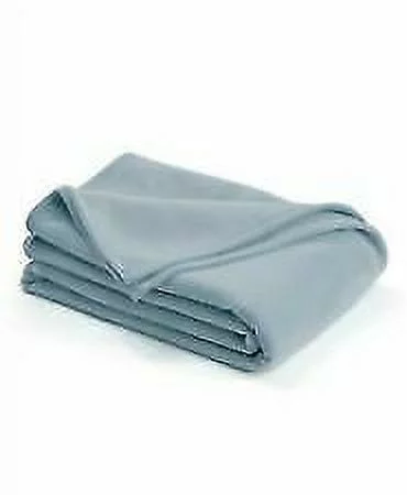 Vellux Velvety Soft Plush Hypoallergenic All Season Blanket TWIN Wedgewood Blue