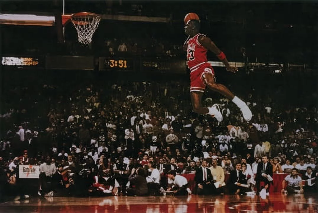 Michael Jordan Poster Amazing Dunk New 24x36