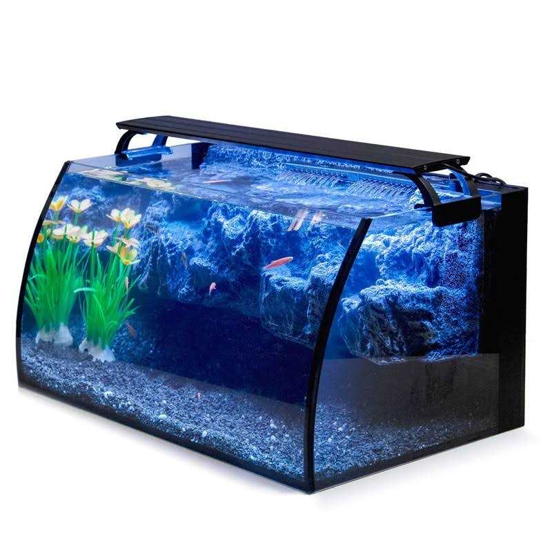 Hygger Horizon 8 Gallon LED Glass Aquarium Kit for Starters with 7W Power Filter Pump - Pet Supplies online store