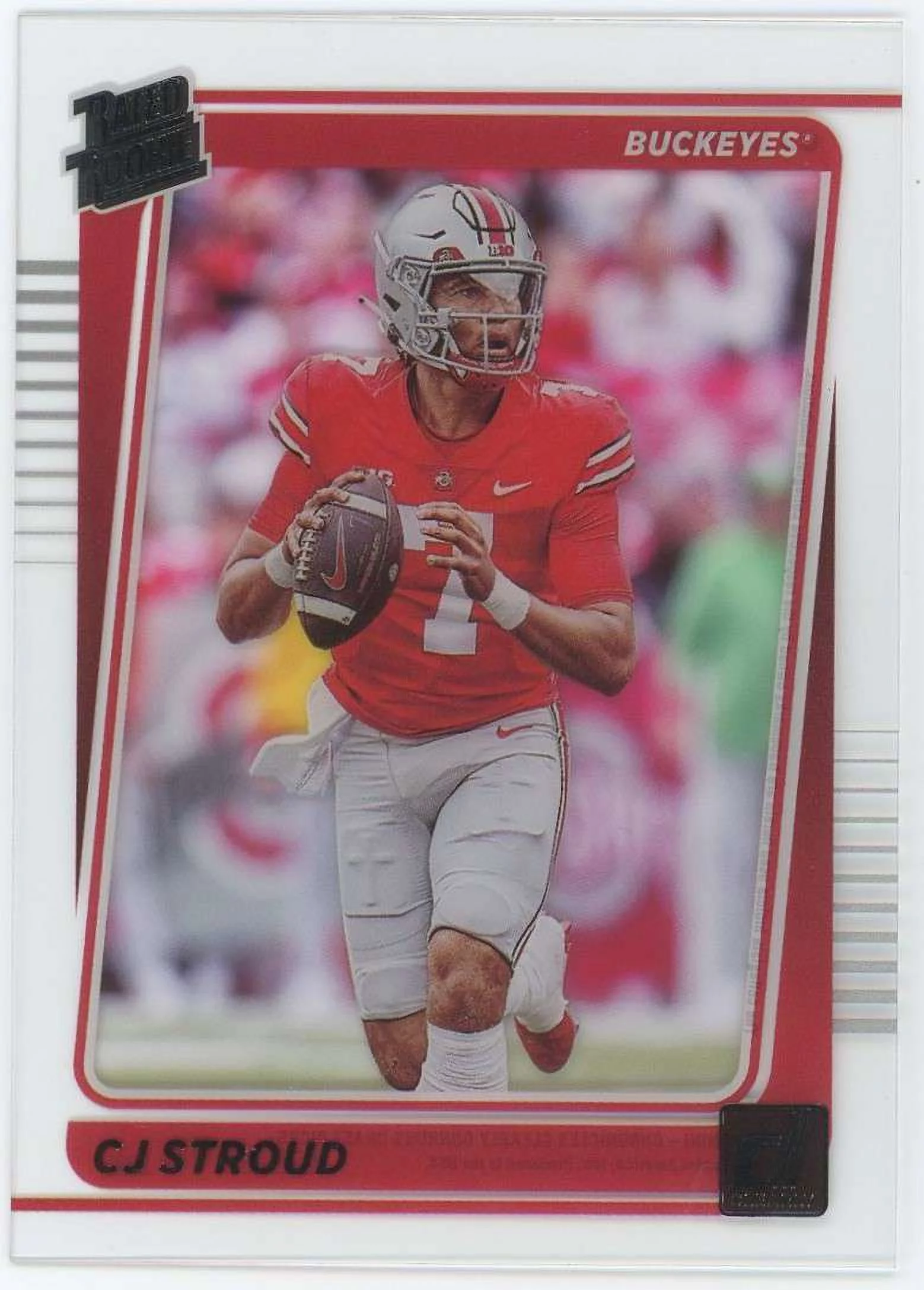 NFL 2023 Chronicles Clearly Donruss Draft Picks  C.J. Stroud #27 (Rated Rookie) - Curated Treasures Market