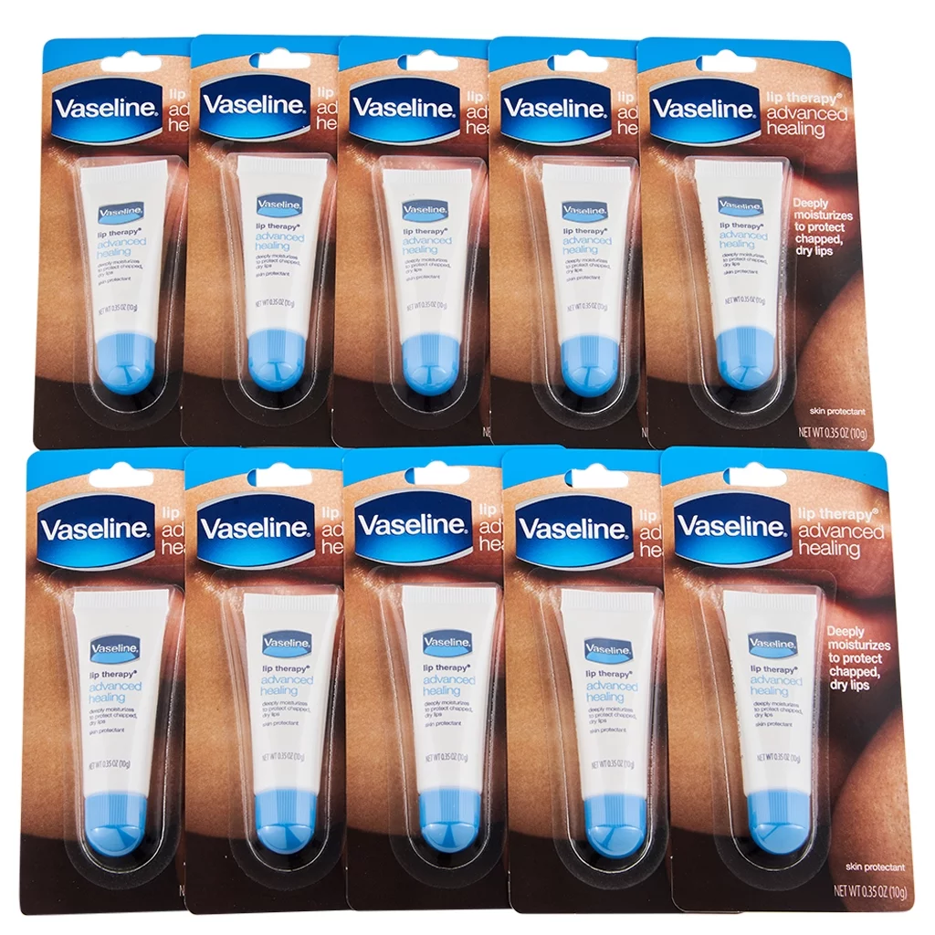 Vaseline Lip Therapy Advanced Healing 10 Ct 0.35 oz