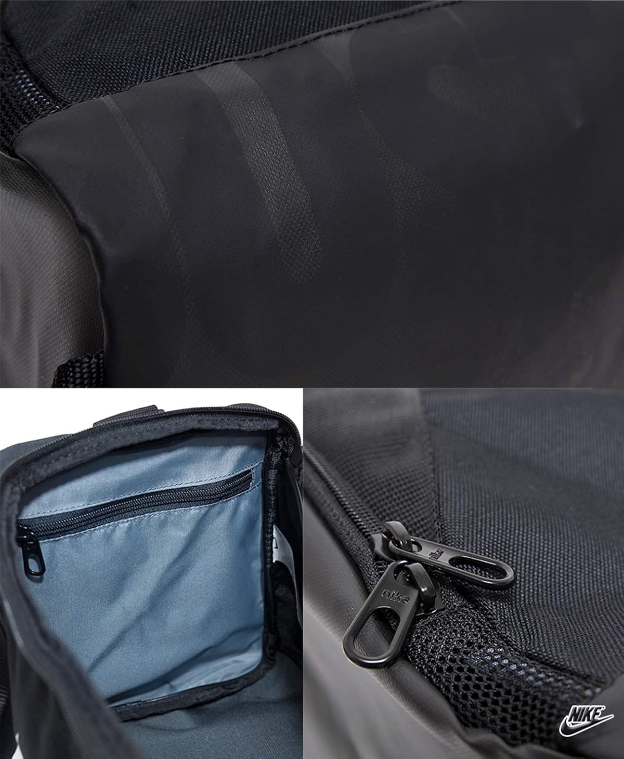 Nike Brasilia Training Duffel Bag (Extra-Small) (Black/White)