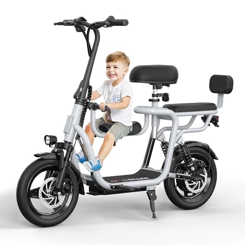 Adult Electric Scooter with Seat for Adults Power by 500W Motor, Electric Scooter Adults E Bike with 14