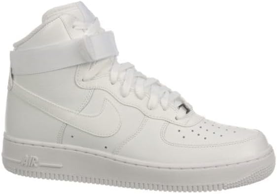 Nike Men's Air Force 1 High '07 Basketball Sneakers, White/White (US 11)