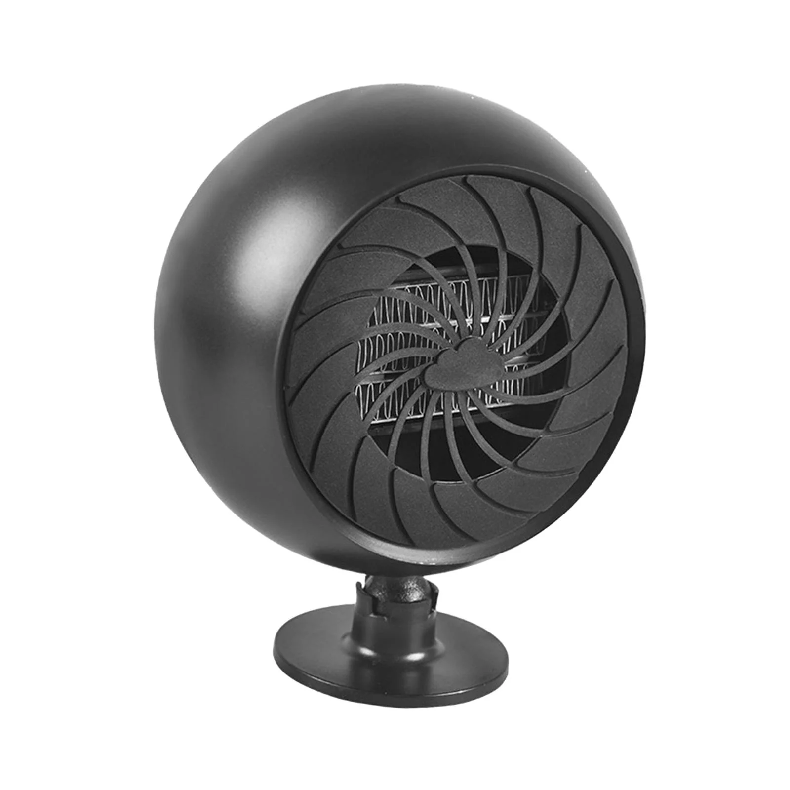 12V Car Heater Heater Fan Mini PTC Ceramic Heater for Truck Vehicles RV Clouds Black