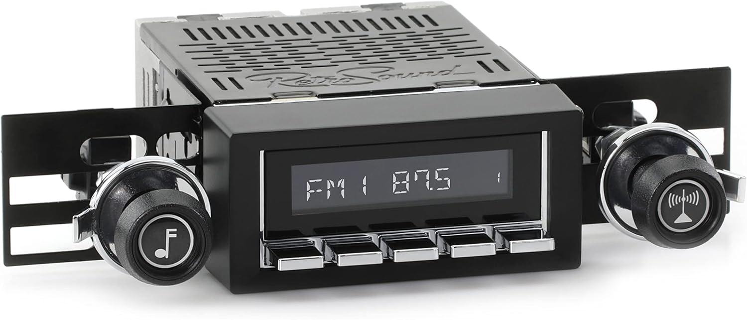 RetroRadio Compatible with 1973-87 GMC C/K Series Truck Features Include Bluetooth, USB, AM/FM HC-M2-216-37-73G1