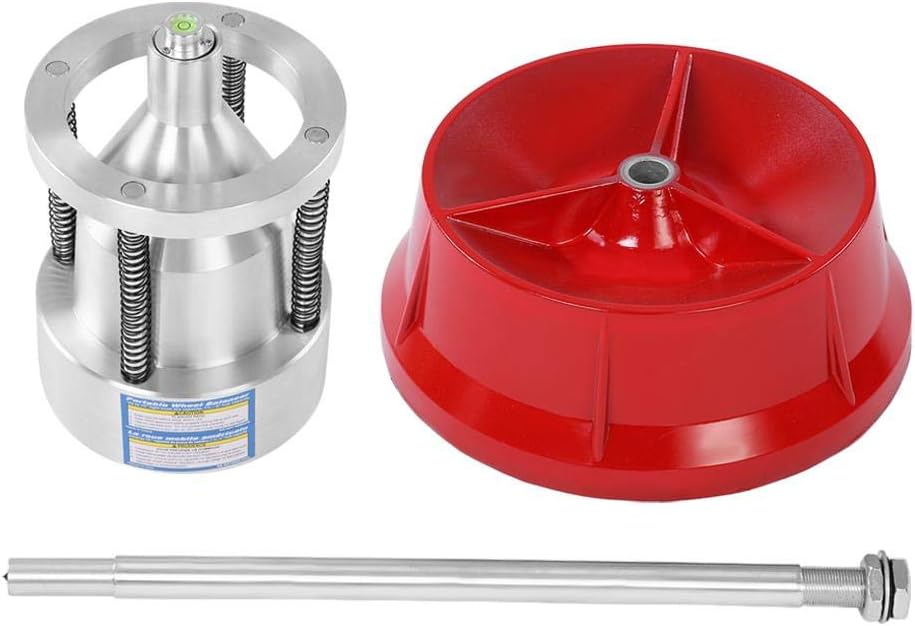 1 Pcs Portable Wheel Balancer,Car Truck Portable Hubs Wheel Tire Balancer Bubble Level Heavy Duty Rim For Most Cars and Light Trucks