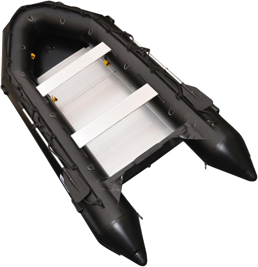 BRIS 1.2mm PVC 12.5 ft Inflatable Boat Inflatable Fish Hunter & Person Inflatable Raft Boat