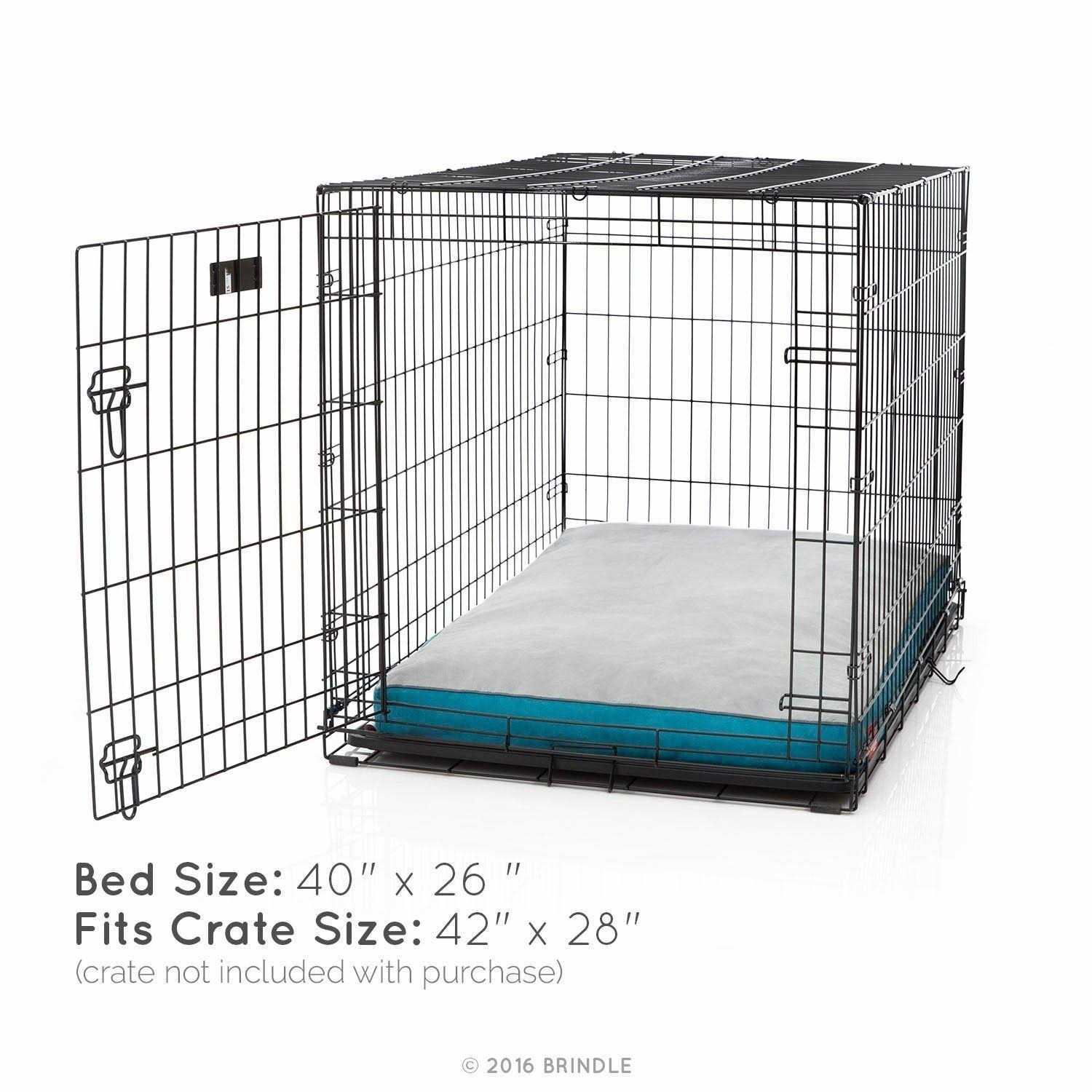 Brindle Soft Memory Foam Dog Bed with Removable Washable Cover - Pet Supplies online store