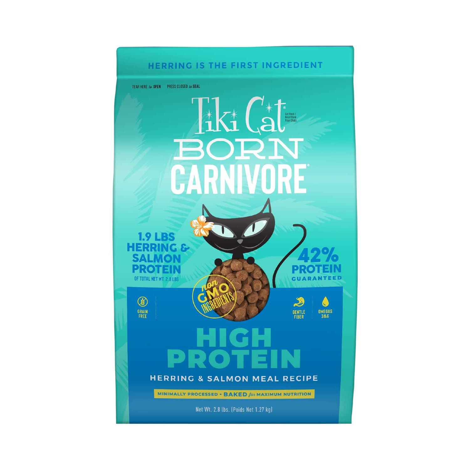 Tiki Cat Born Carnivore Herring Dry Food - Pet Supplies online store