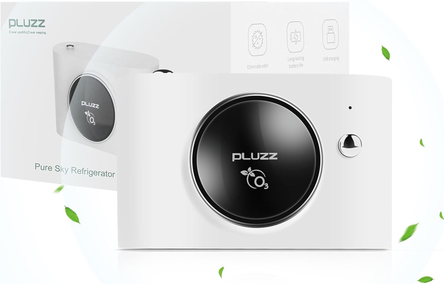 Refrigerator Deodorizer, Fridge Deodorizer Odor Eliminator More Effective Than Baking Soda and Bamboo Charcoal Air Purifying Bags, Odor Eliminator for Fridge, Armoire, Shoe Cabinet and Car