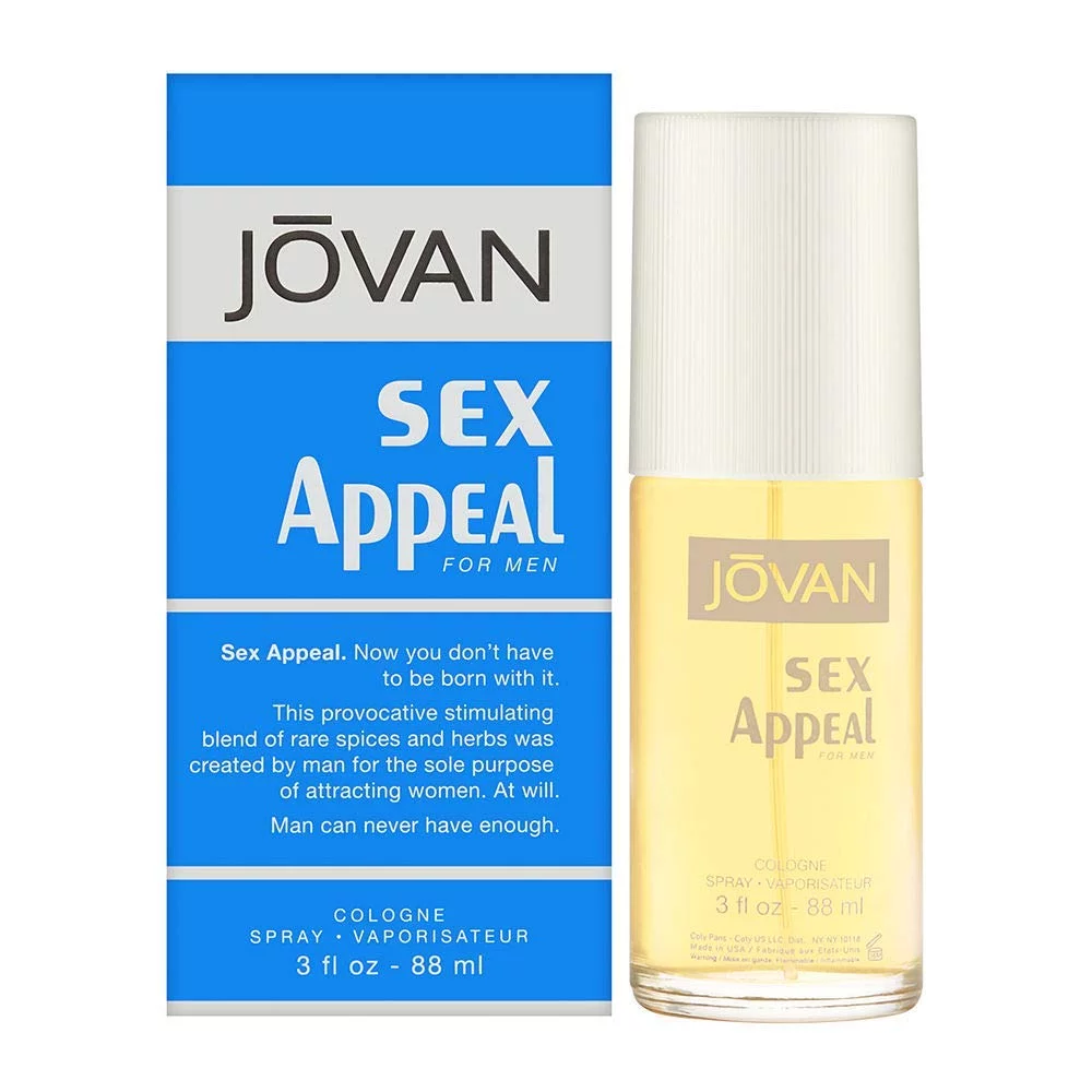 Jovan Sex Appeal Cologne for Men 3 oz *EN