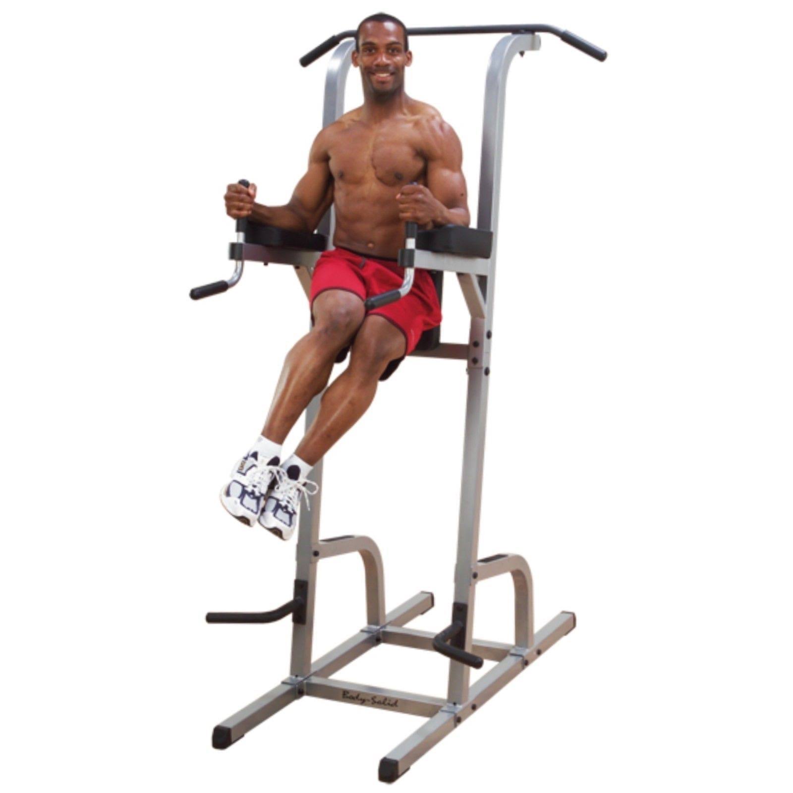 Body Solid GVKR82 Vertical Knee Raise Dip Pull Up