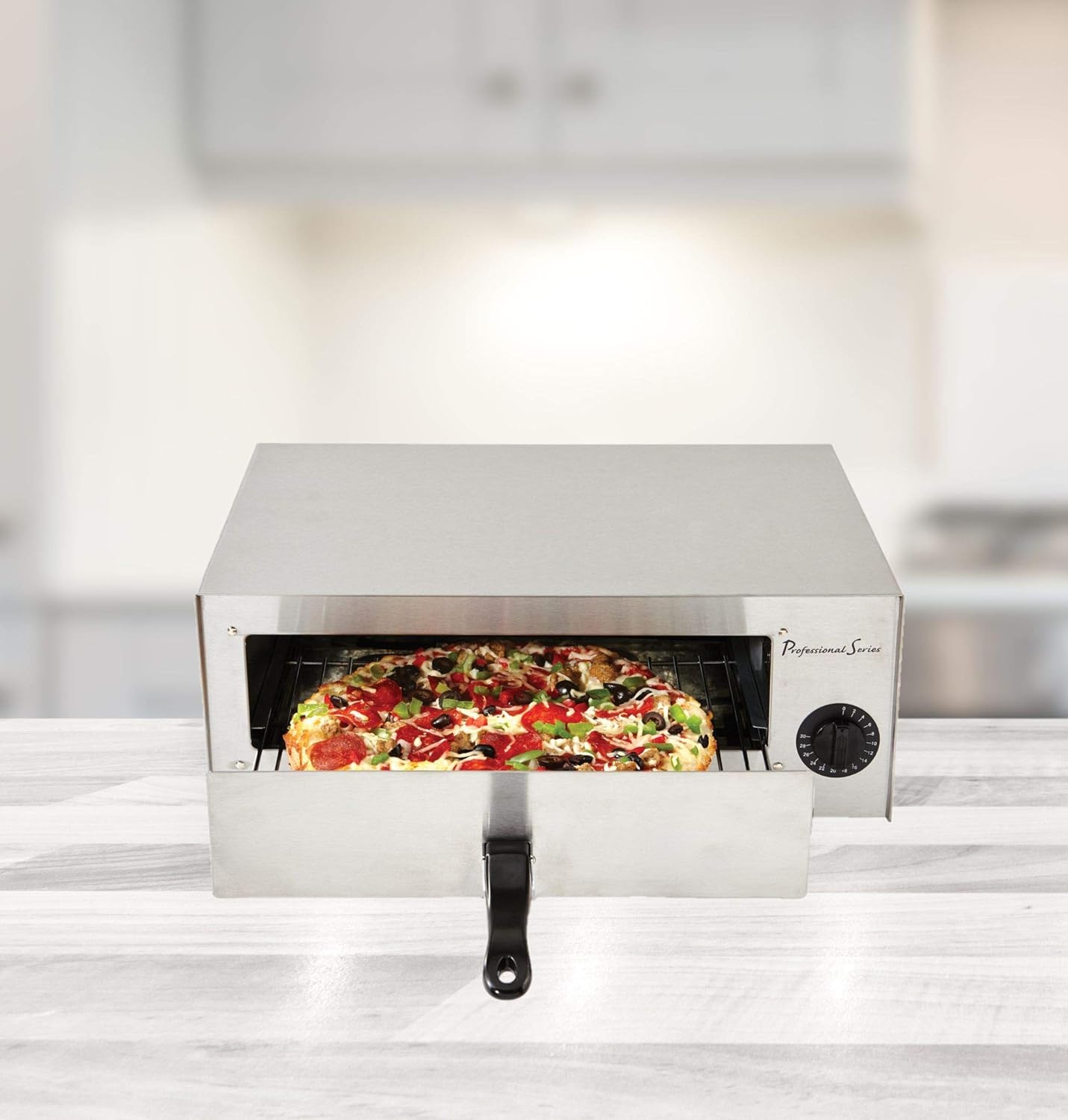 Pizza Oven and Frozen Snack Baker Stainless Steel