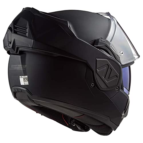 LS2 Helmets Advant Modular Helmet (Noir Matte Black - Large)
