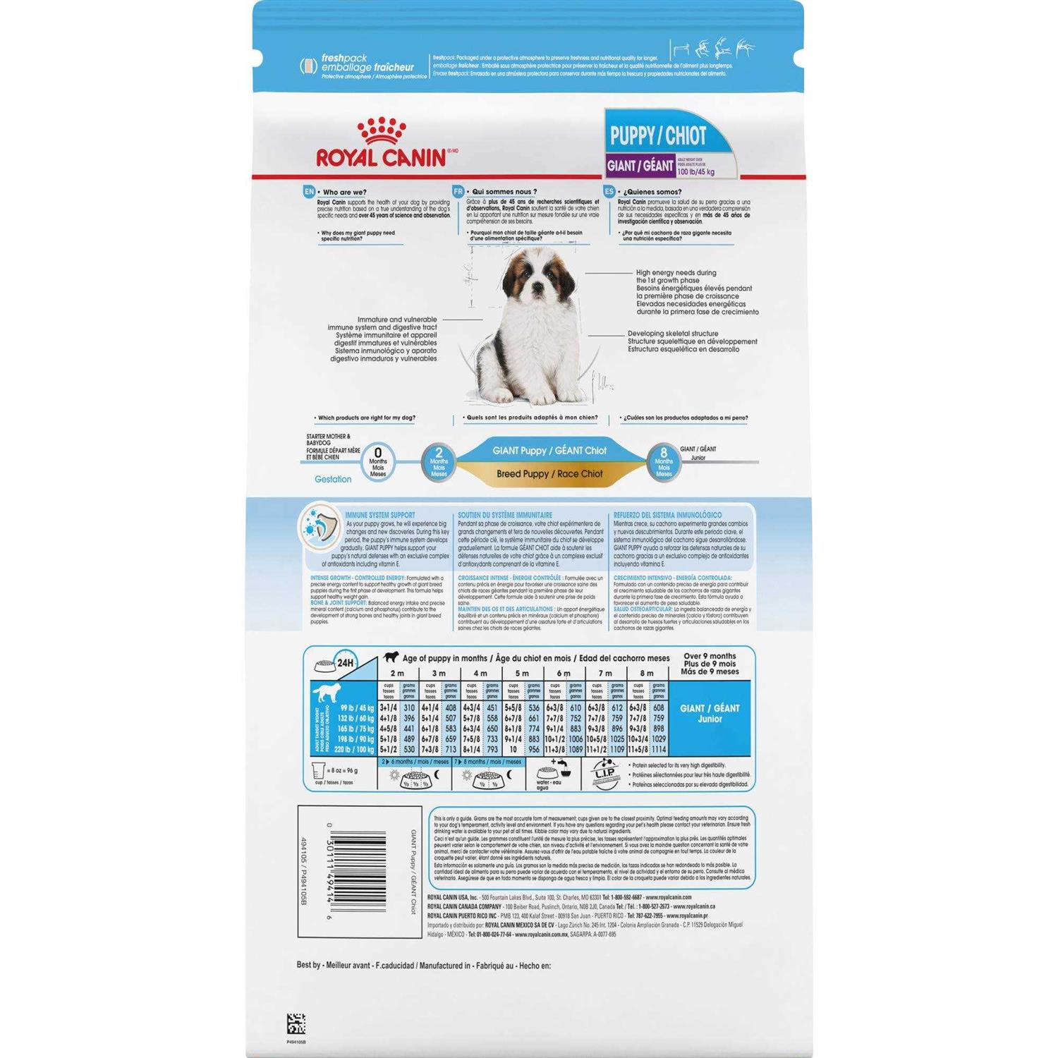 Royal Canin Giant Puppy Dry Dog Food - Pet Supplies online store