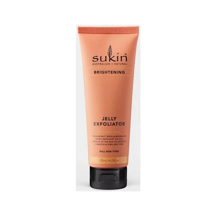 Sukin Brightening Jelly Face Exfoliator, 4.23 Oz, 2 Pack
