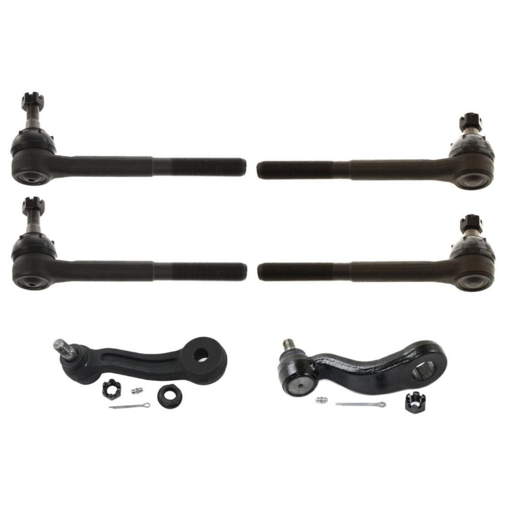Teledu Pitman Arm Kit For 93-99 Chevrolet K1500 K1500 Suburban Front 6pc