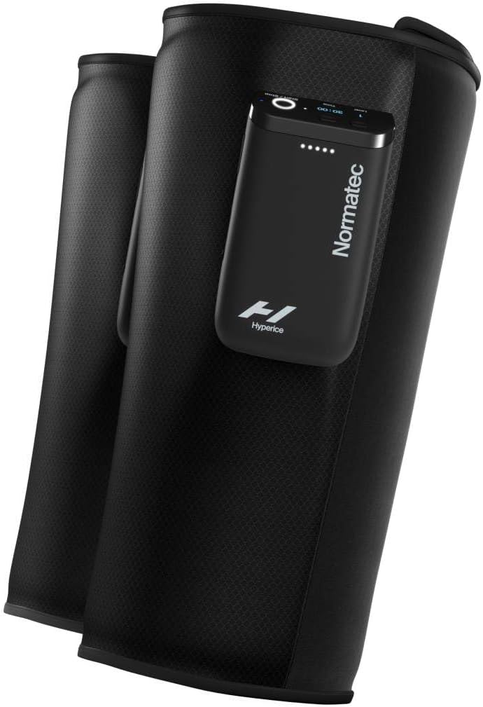 Hyperice Normatec Go Calf - Recovery System with Patented Dynamic Compression Massage Technology - Targeted Relief for Pain and Inflammation - FSA-HSA Approved