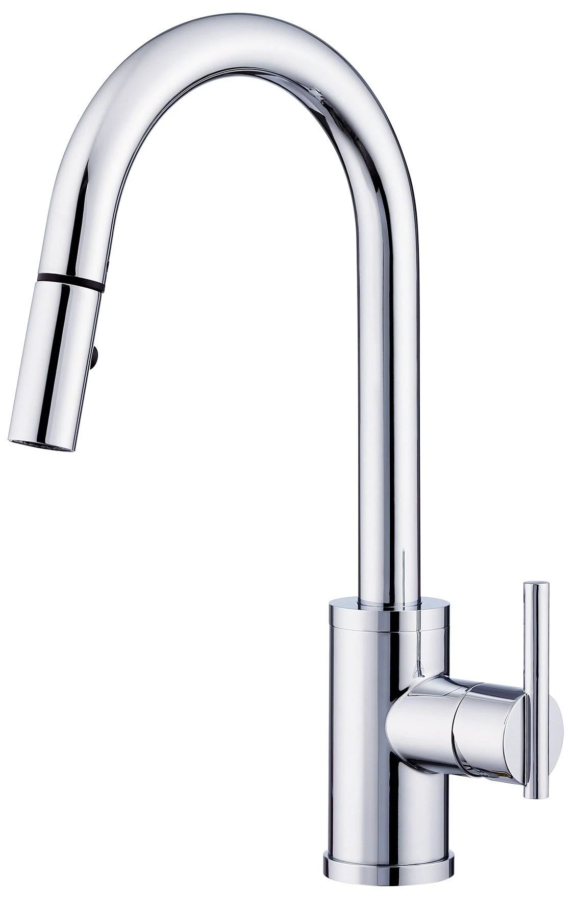 Danze D453558 Parma Pull Down Single Handle Kitchen Faucet Chrome