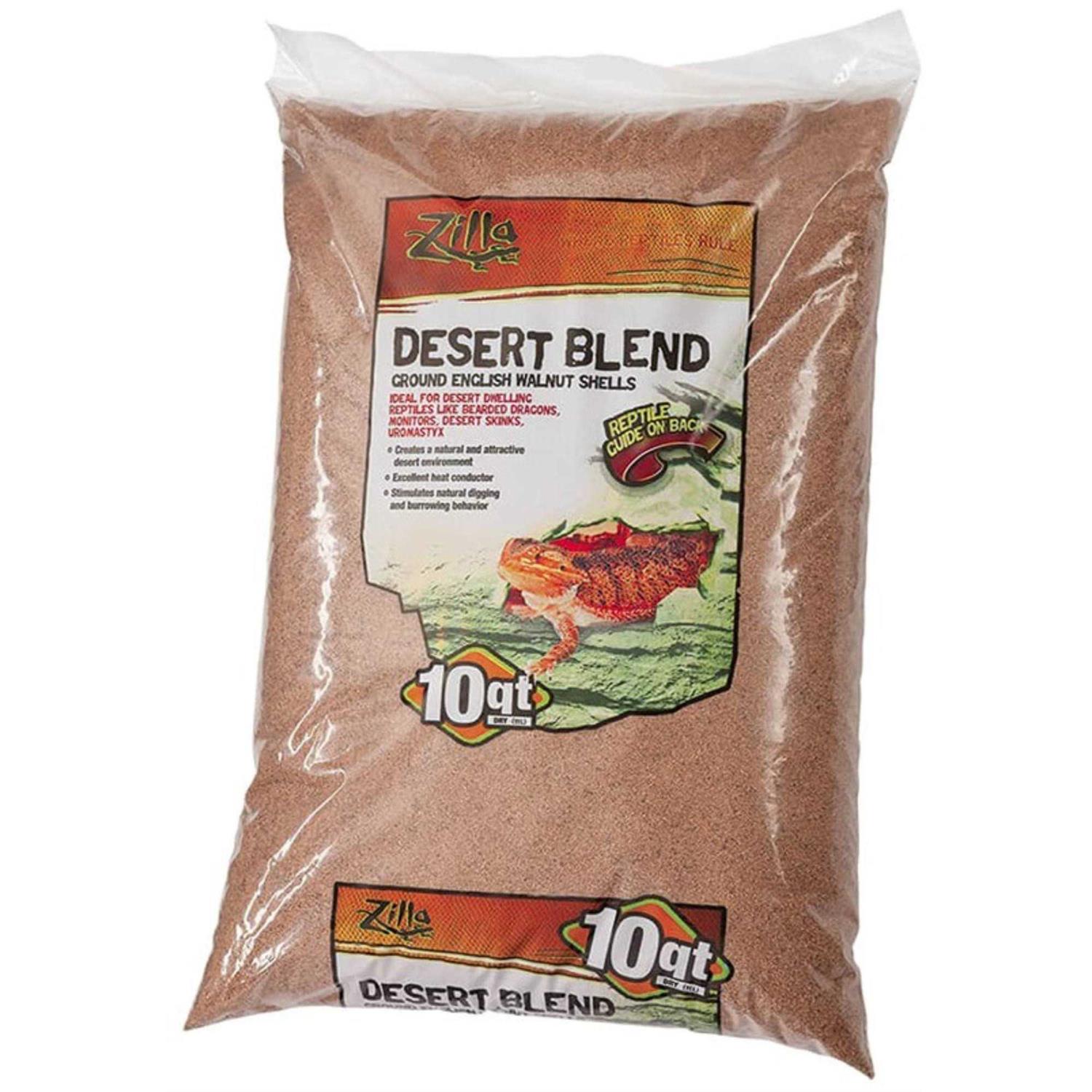 Zilla Desert Blend Ground English Walnut Shells Reptile Bedding - Pet Supplies online store