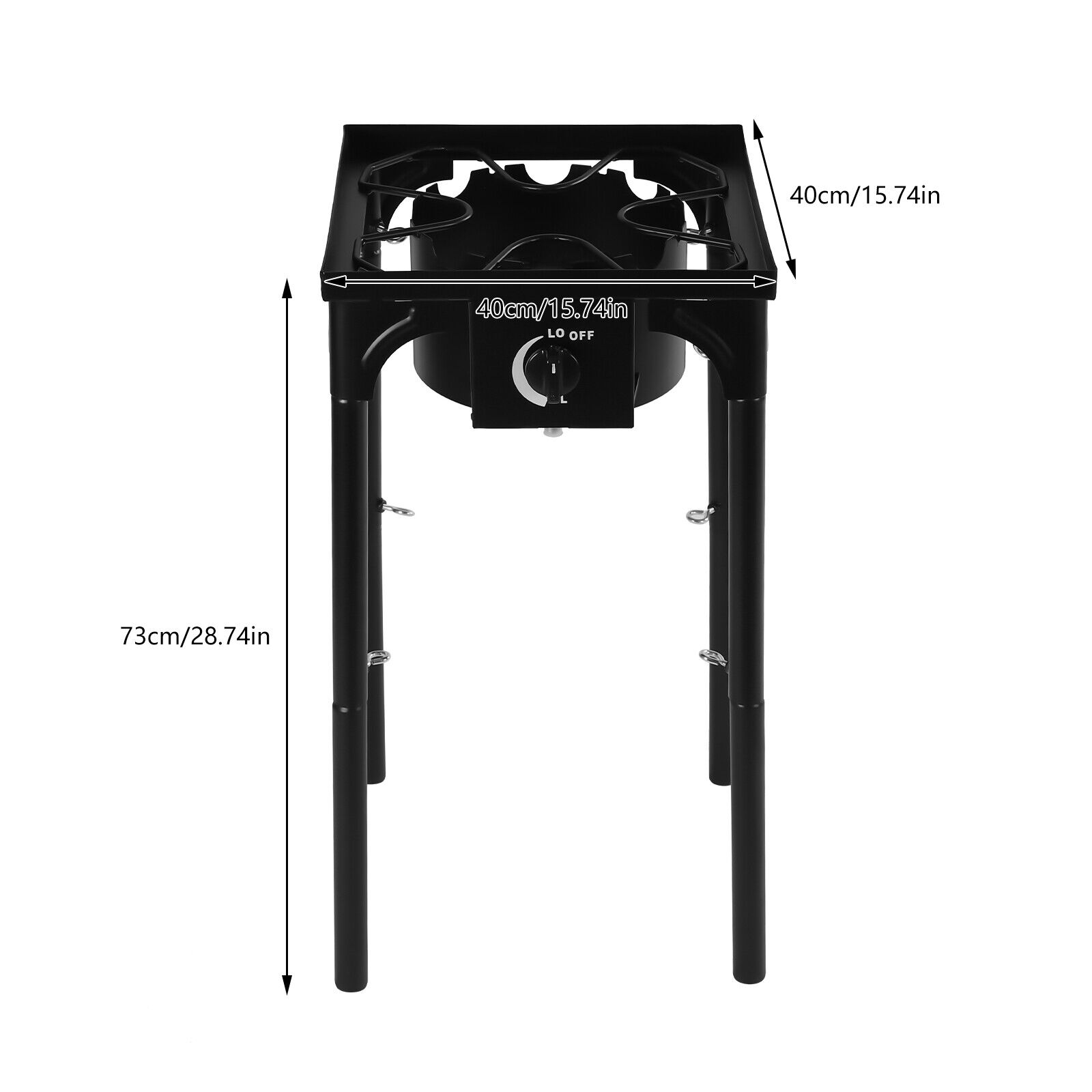 Portable Propane 1 Gas Burners Outdoor Cooker Stove BBQ Grill Camping Pinic