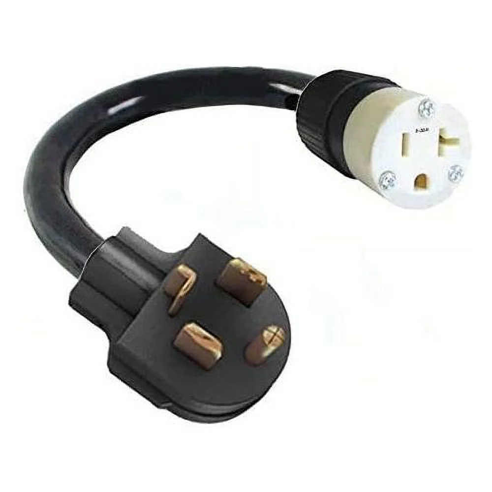 4-Pin Male Dryer Plug To 5-20R 3-Prong Female Socket Receptacle Outlet Electric Power Cord Cable Adapter/Converter NEMA 220/250V Input 220/250V Output. FX838