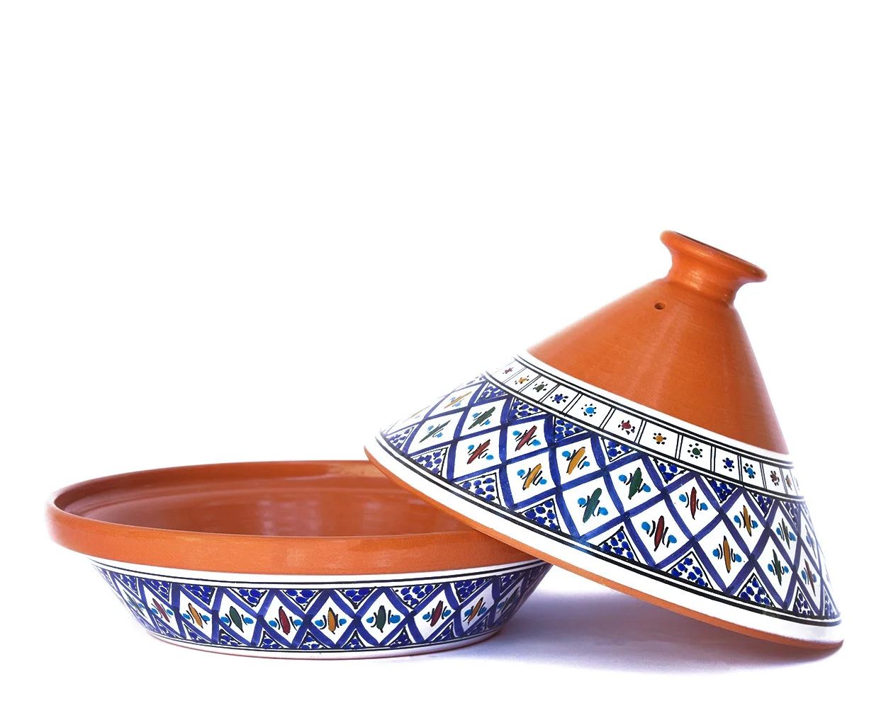 Kamsah Large Supreme Tagine Pot Blue