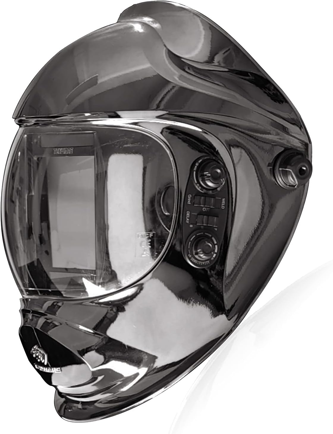 TEKWARE Large Viewing True Color Solar Powered Auto Darkening Welding Helmet, 4 Arc Sensor Wide Shade Range 4/5-9/9-13 Welder Mask for Mig Tig Arc Grinding Plasma(Knight)