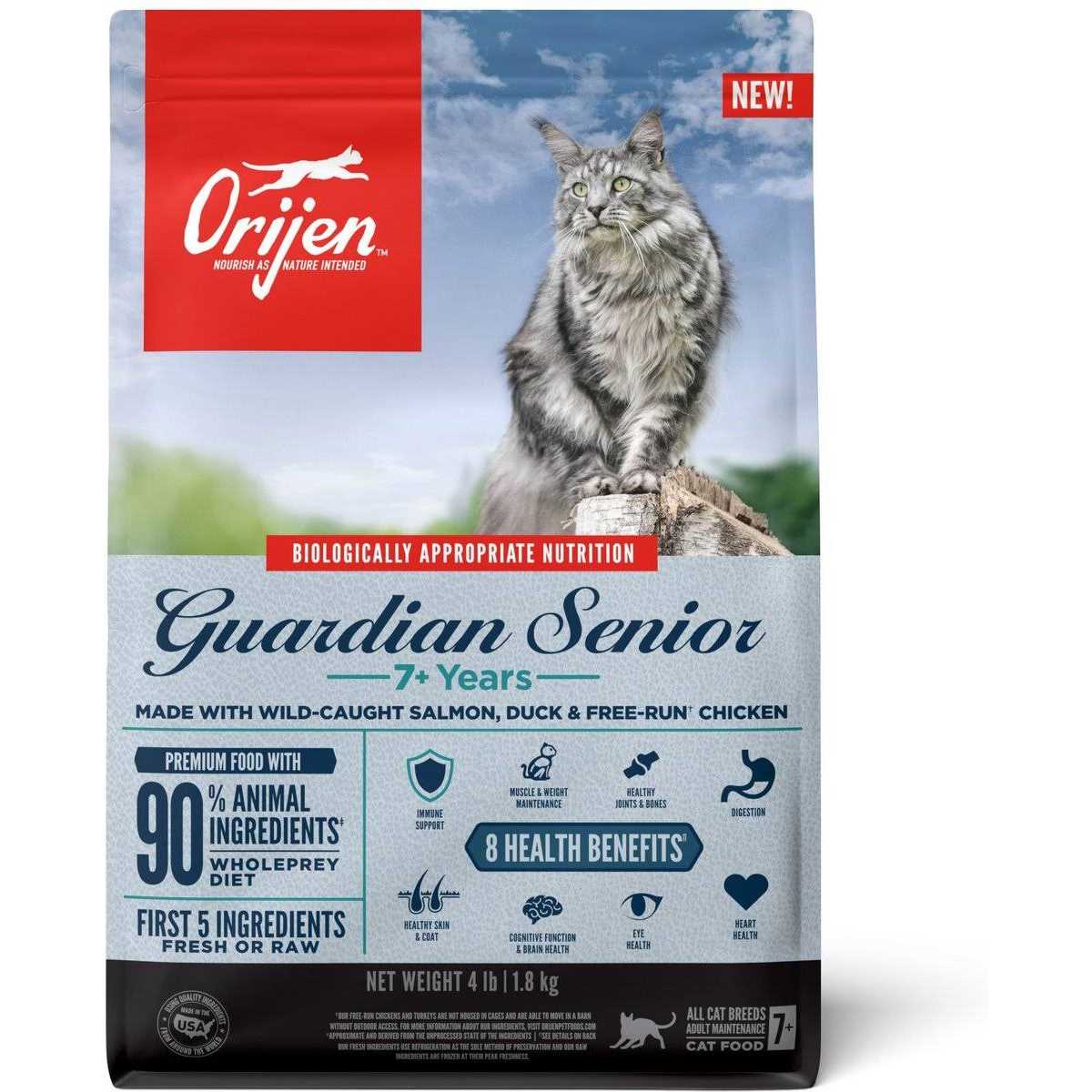 Orijen Guardian Senior 7+ Grain Free Dry Cat Food - Pet Supplies online store