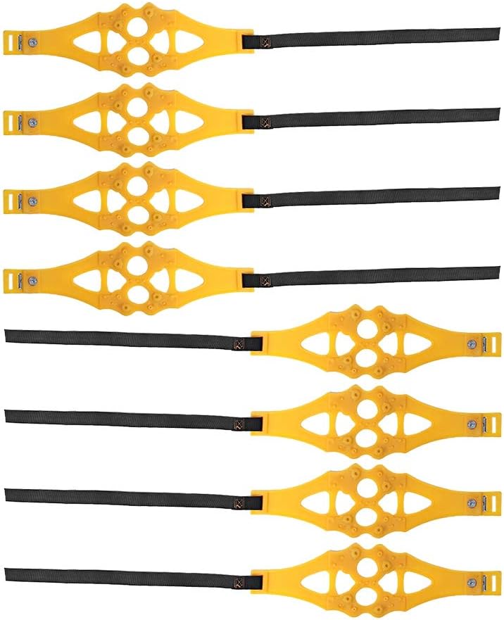 8Pcs Universal Snow Chains Anti-skid Car Tire Chains Snow Tire Chain Tire Chain Tyre Chain Anti-skid Tire Chain Anti-skid Wheel Chain Snow Tire Chain Snow Chain Car Snow Chain Universal Snow Chain Pack of 2