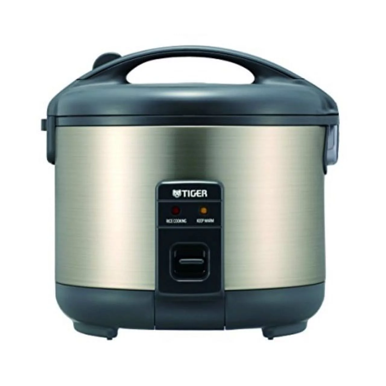 tiger jnp-s55u-hu 3-cup (uncooked) rice cooker and warmer, stainless steel gray