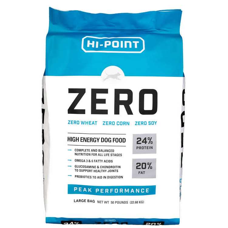 Hi Point Zero 24/20 High Energy Dog Food 50 lb - Pet Supplies online store