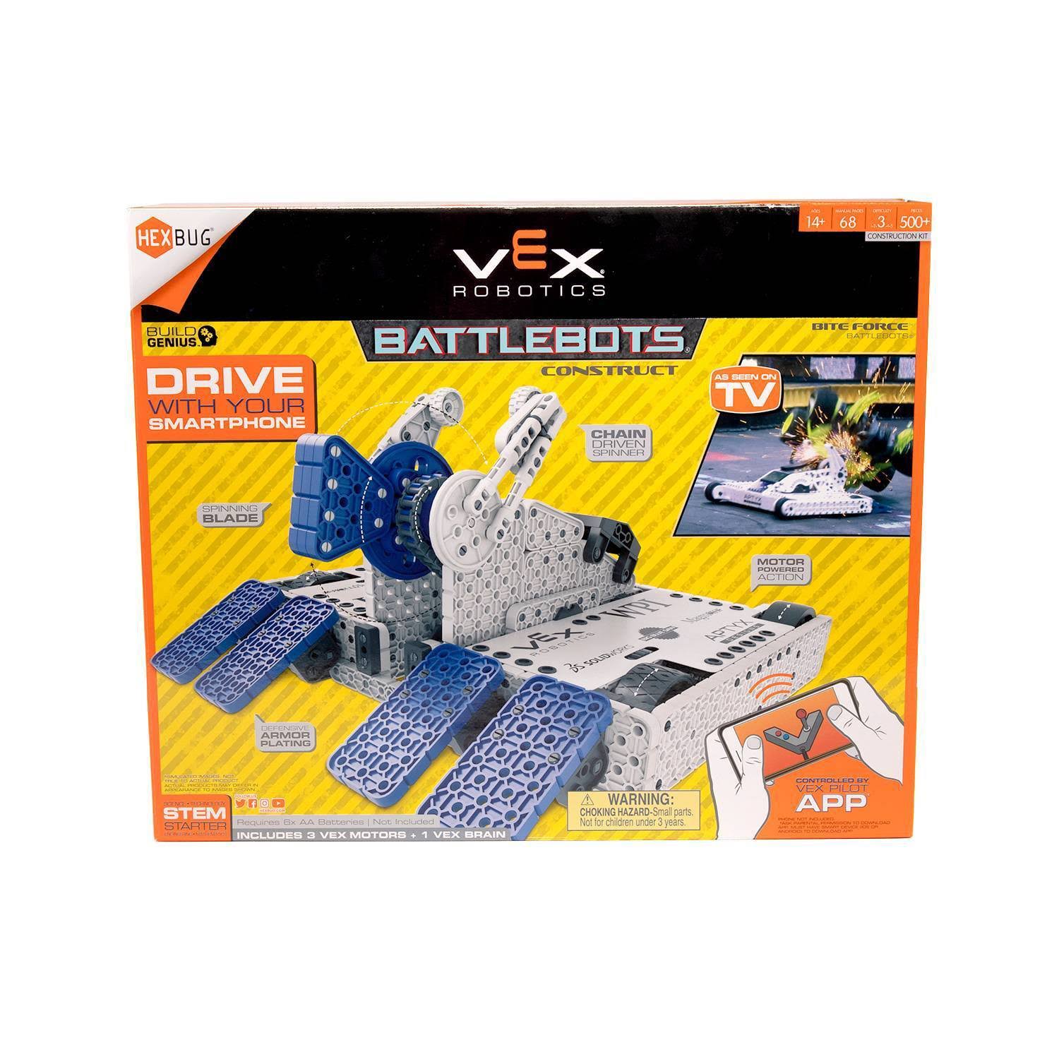 Hexbug 406-6534 Vex BattleBots Powered Bite Force