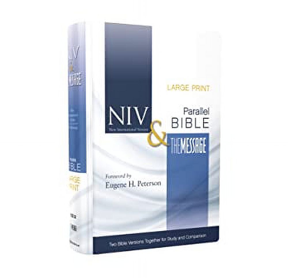 Side-By-Side Bible-PR-NIV/MS-Large Print: Two Bible Versions Together for Study and Comparison (Hardcover)(Large Print)