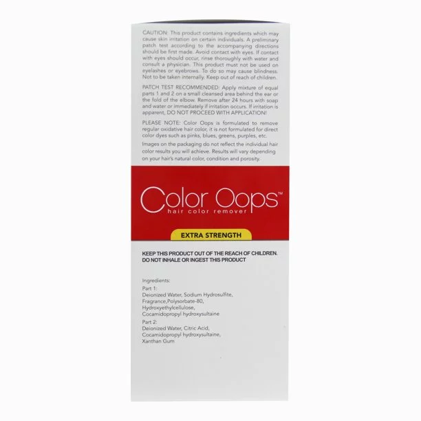 Color Oops Hair Color Remover Extra Strength, 1 Each (Pack of 2)