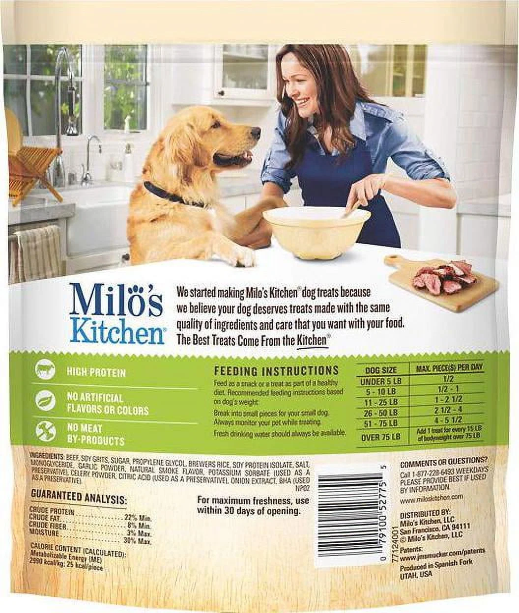 Milo's Kitchen Beef and Rice Sausage Slices Dog Treats, 18 oz.
