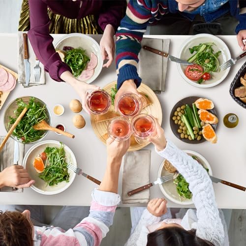 4FT Square Plastic Folding Table - Lightweight & Portable for Camping, Picnic, Card Games - Indoor Outdoor Foldable Dining & Utility Table(Black)