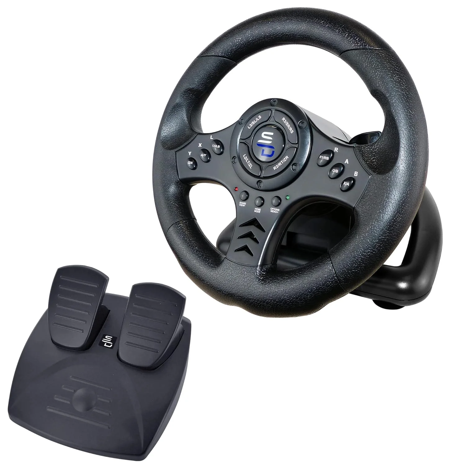 Superdrive SV450 Racing Steering Wheel (Compatible with Xbox Series X/S, Xbox One, PS4, PS3, Switch, PC)