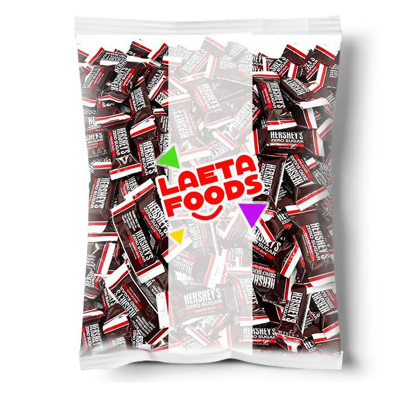 HERSHEY'S SPECIAL DARK Zero Sugar Chocolate Sugar Free Candy, Individually Wrapped (Bulk 2.5 Pound Bag)