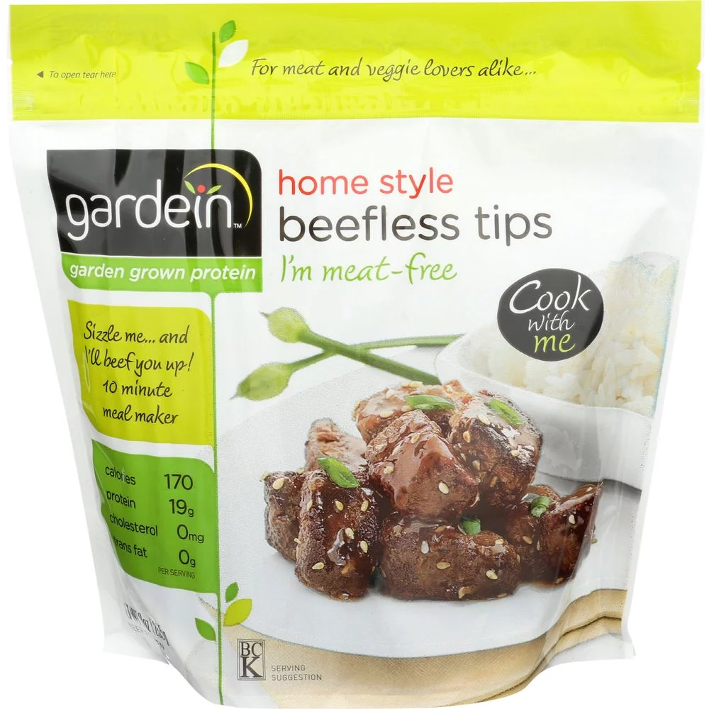 Gardein Homestyle Beefless Tip, 9 Ounce -- 8 per Case. Food & Beverages