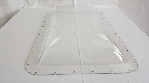Premium Heavy Duty 18 x 26 OD Trailer New Skylight Plastic Lexan Polycarbonate RV 14 x 22 ID Clear