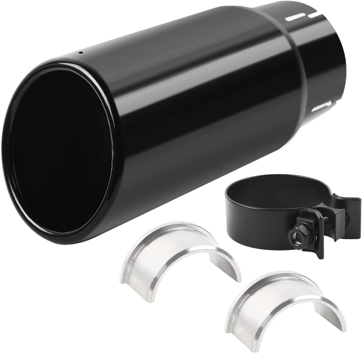 Black Chrome Exhaust Tip Fits 2005-2022 Toyota Tacoma PT932-35180-02